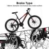 S26103 26 inch Mountain Bike for Teenagers Girls Women, Shimano 21 Speeds Gear MTB with Dual Disc Brakes and 100mm Front Suspension, White/Pink