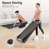 Under Desk Walking Pad, Treadmill 15% Incline 2.0HP 240LBS with Remote Control