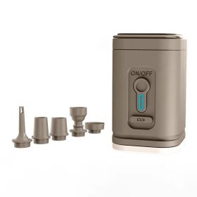 New USB Lithium Battery Lighting Electric Outdoor Portable (Option: Brown-4000-53)