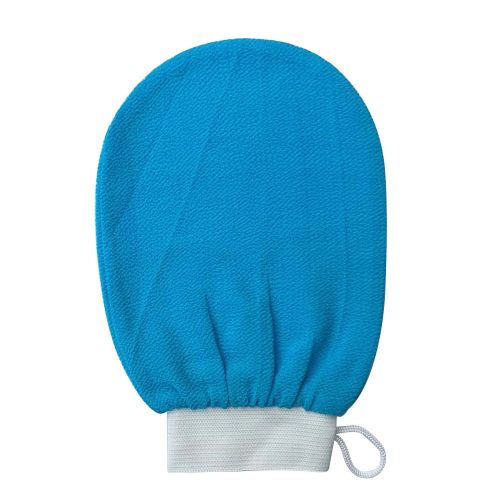 Rayon Viscose Fiber Medium Fine Sand Exfoliating Bath Gloves