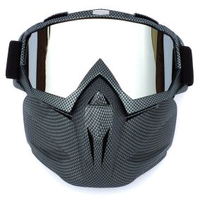Outdoor Glasses Helmet Goggles (Option: Snake Pattern)