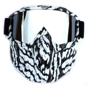 Outdoor Glasses Helmet Goggles (Option: Zebra)