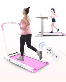 FYC 2 in 1 Under Desk Treadmill - 2.5 HP Folding Treadmill for Home, Installation-Free Foldable Treadmill Compact Electric Running Machine, Remote Con (Color: as Pic)