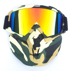 Outdoor Glasses Helmet Goggles (Option: Military Fans)